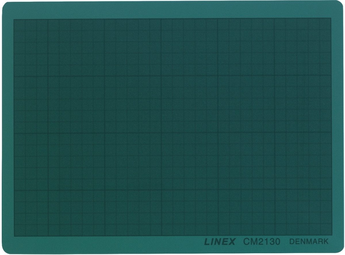Schreibtischunterlage Schneidematte A4 (21x30cm) 3mm Kunststoff grün