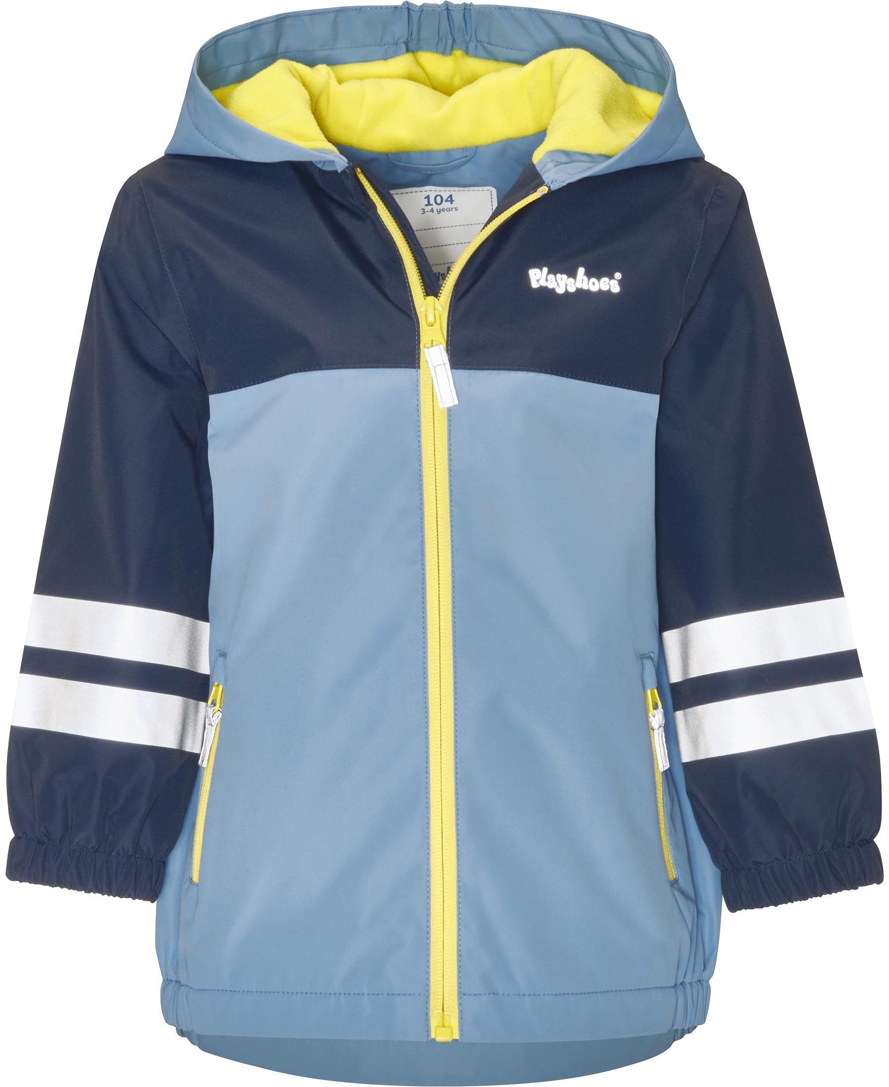 Playshoes Regenjacke Outdoor-Jacke Fleece-Futter