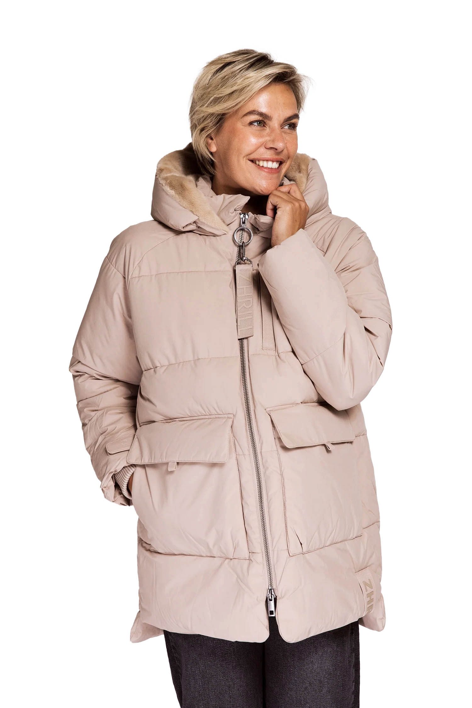 Zhrill Winterjacke ZHNIEKA TAUPE (0-St) günstig online kaufen