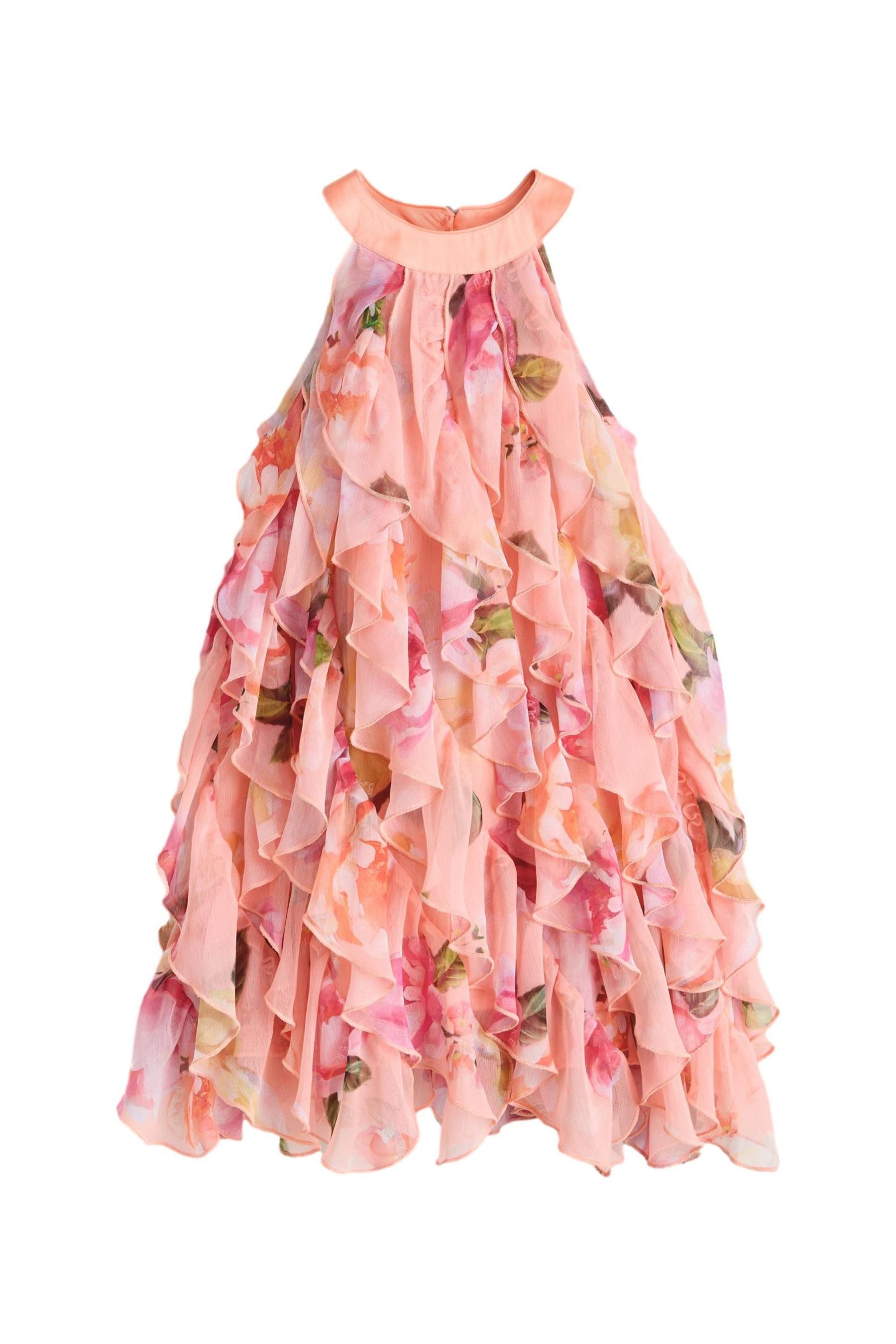 Partykleid Baker by Ted Baker Neckholder-Wasserfallkleid