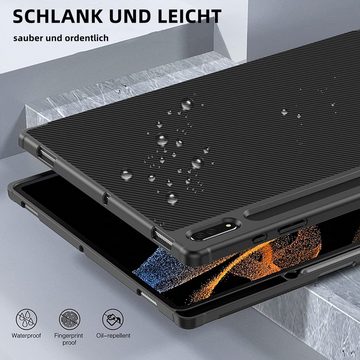 Tisoutec Tablet-Hülle Hülle für Samsung Galaxy Tab S8 Ultra 14.6 Zoll 2022