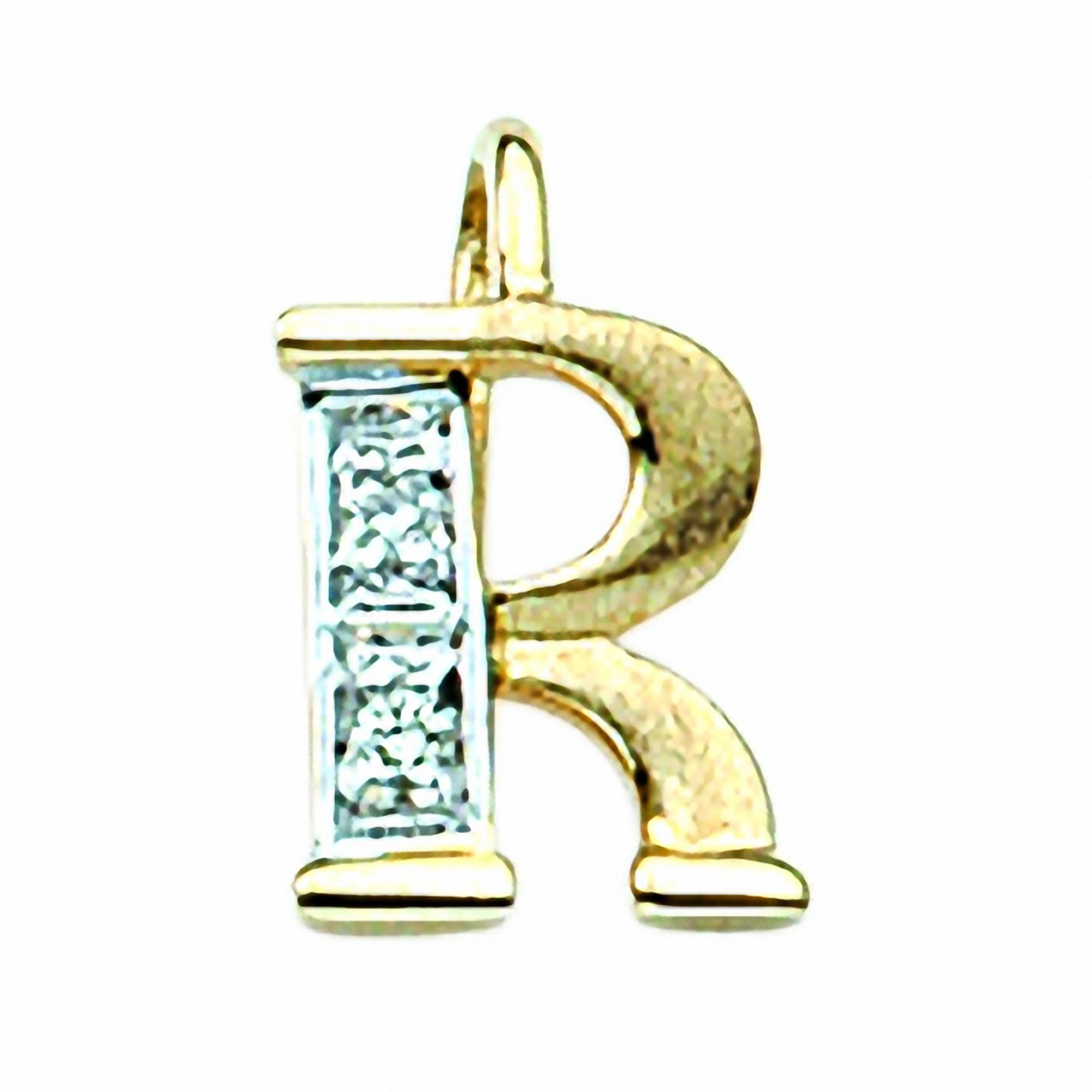 Adelia´s Namenskette Halskette - Namenskette mit Buchstabenanhänger R mit Diamant aus, Schmuckset mit bis 45 cm stufenlos verstellbarer 925 Silber Halskette