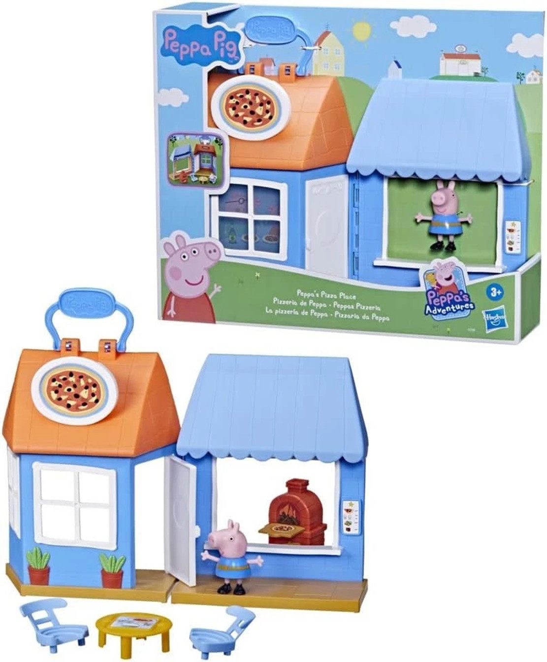 Hasbro Spiel Peppa Pig Pizzeria Playset - Peppas Pizza Place mit Figur und Zubehör
