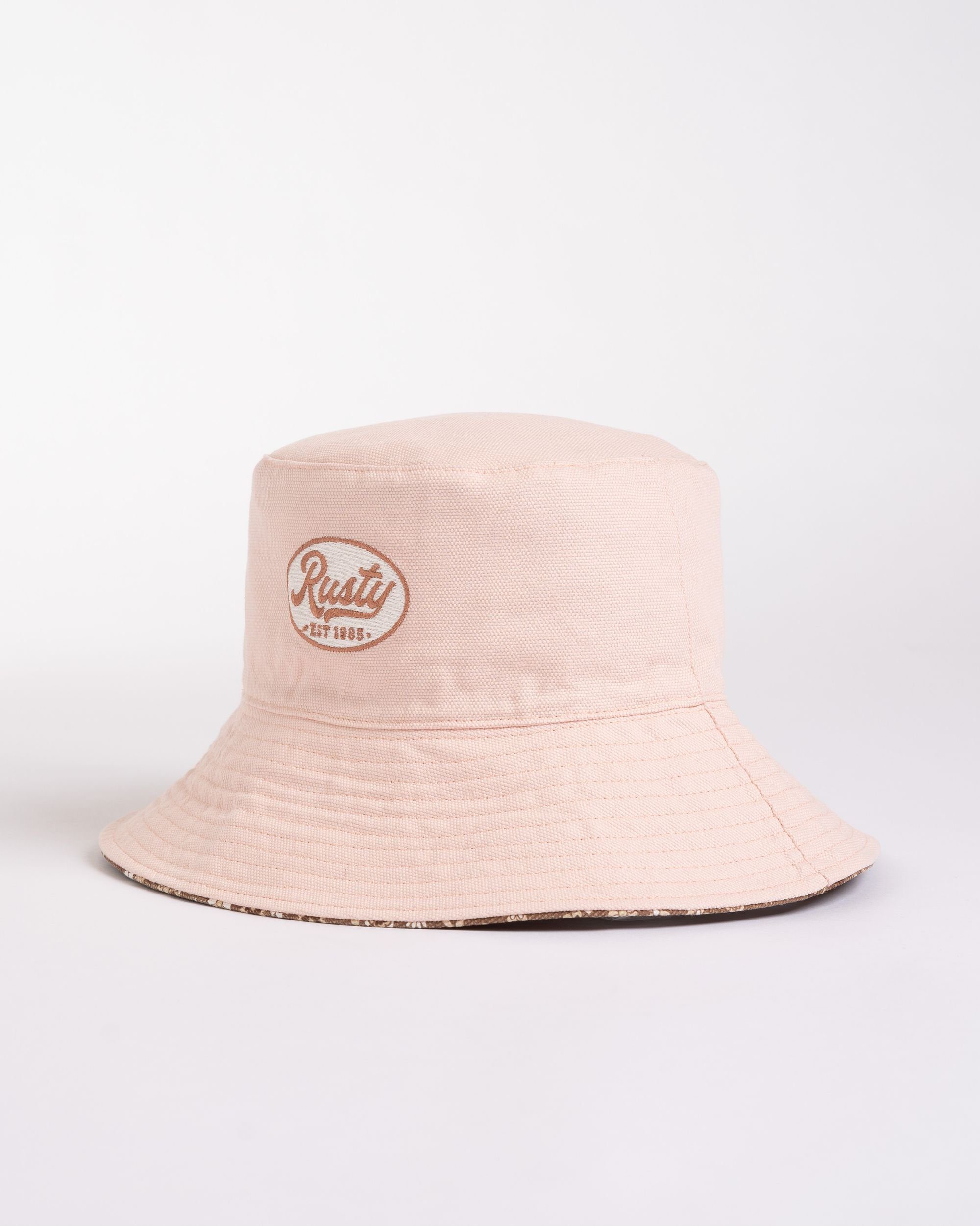 Rusty Schlapphut VACAY TIME REVERSIBLE BUCKET HAT Vintage Pink