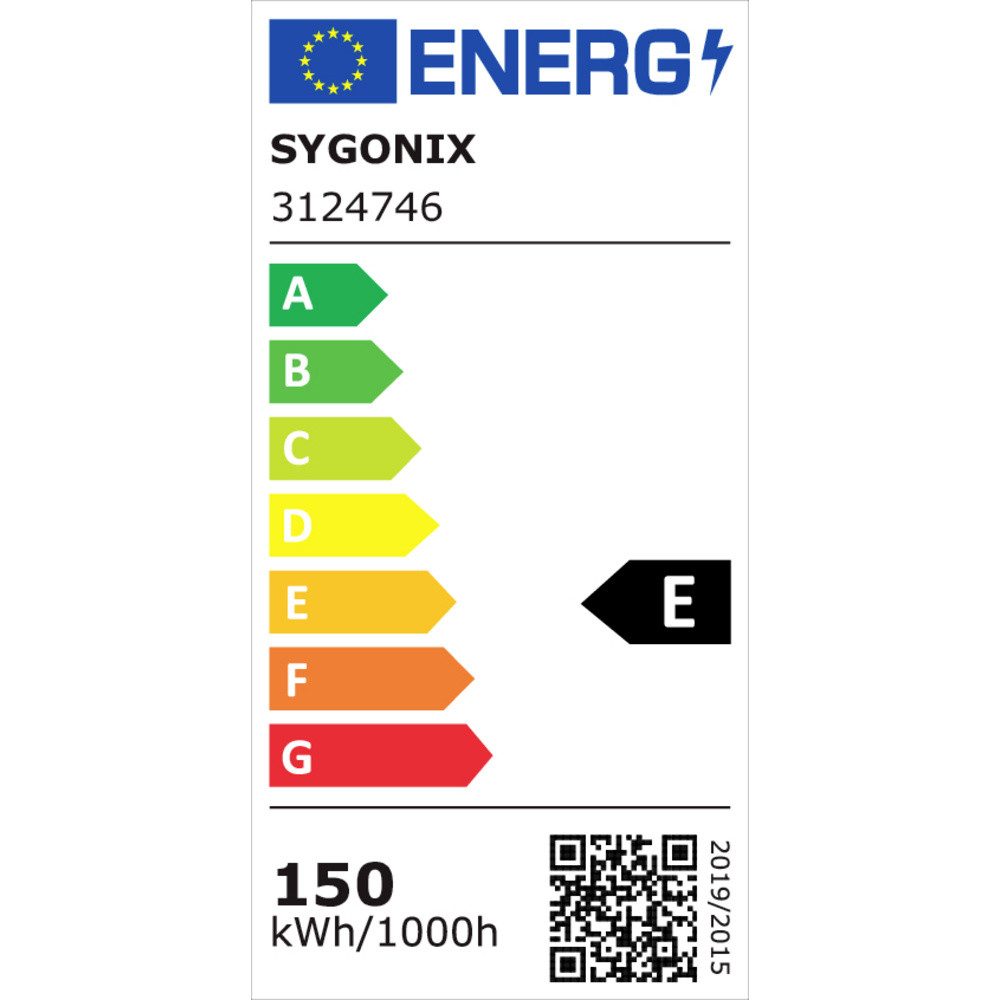 Energieeffizienzklasse: 