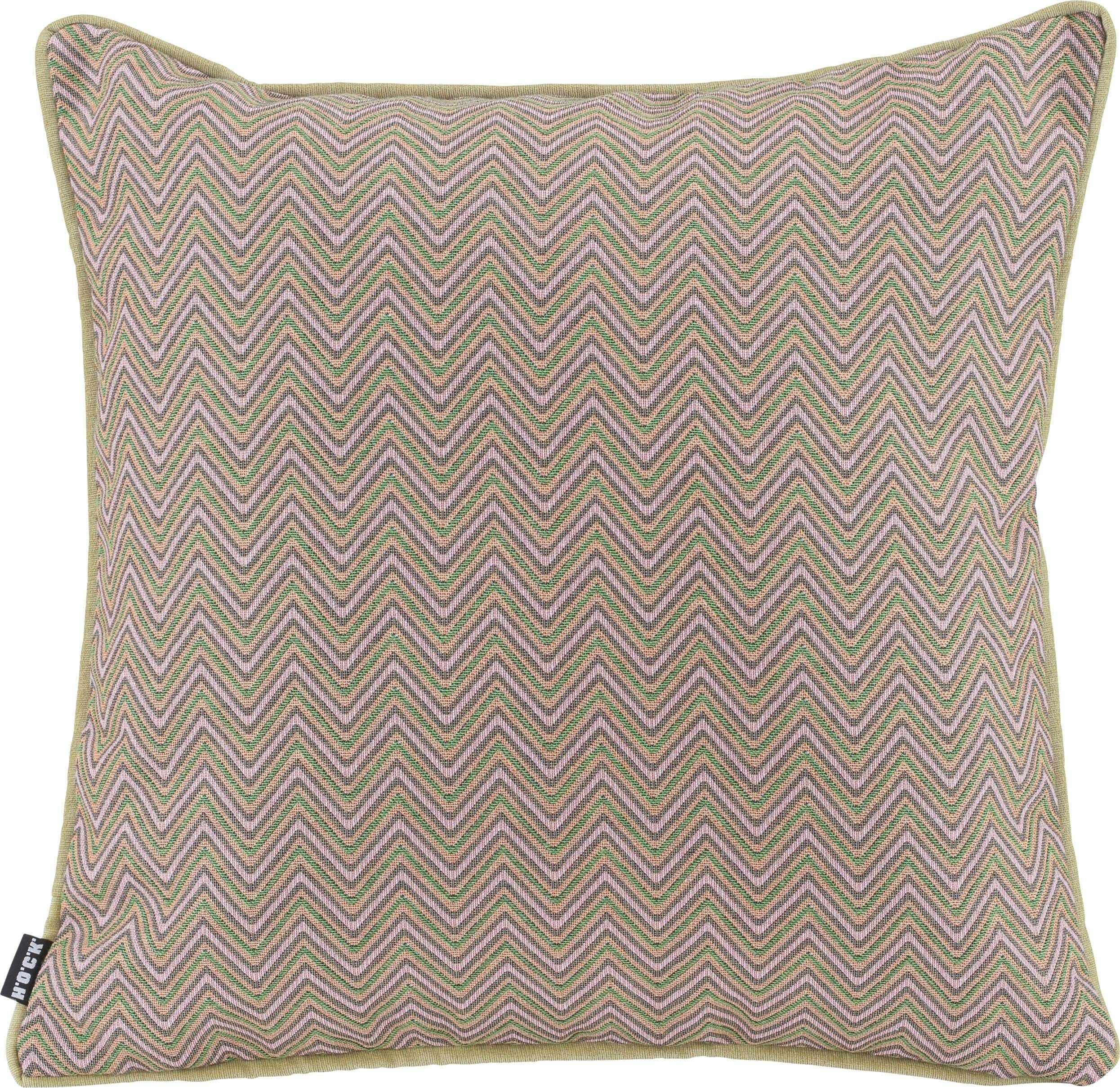 H.O.C.K. Dekokissen Harry Leola, mit Zick-Zack-Muster, Kissenhülle mit Füllung, 1 Stück. € 45,49