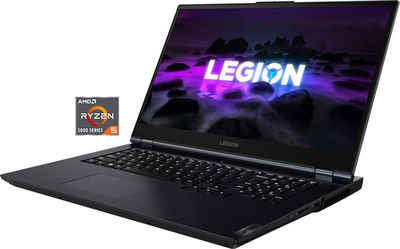 Lenovo Legion 5 17ACH6 Notebook (43,94 cm/17,3 Zoll, AMD Ryzen 5 5600H, GeForce RTX 3050, 512 GB SSD, Kostenloses Upgrade auf Windows 11, sobald verfügbar)