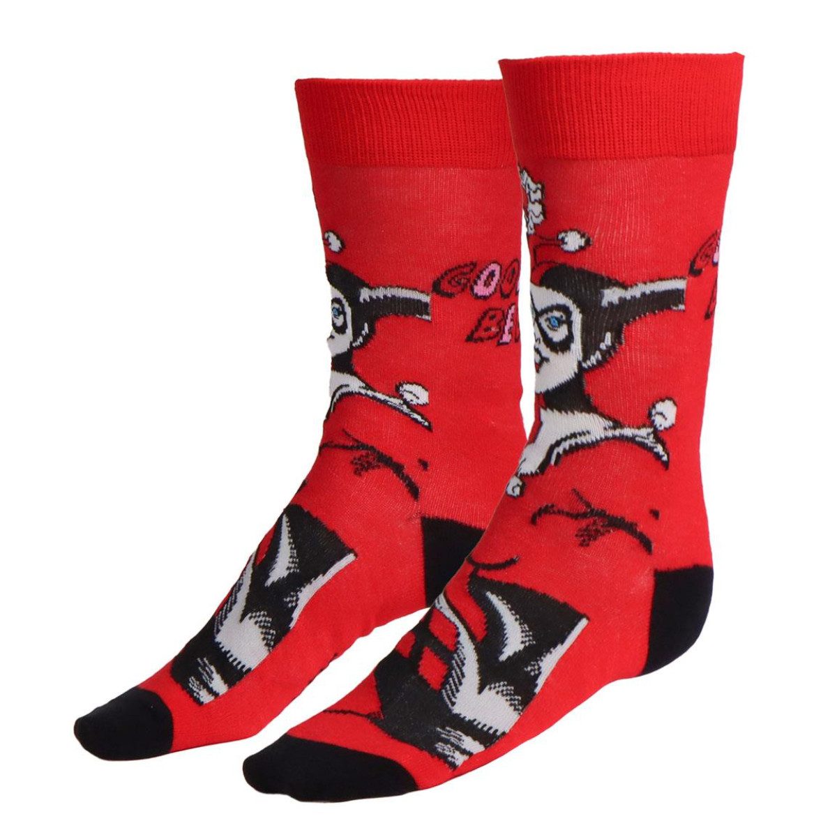 Cerda Socken Harley Quinn Ein-Paar Baumwollsocken Freizeit und Alltagssocken 36-43
