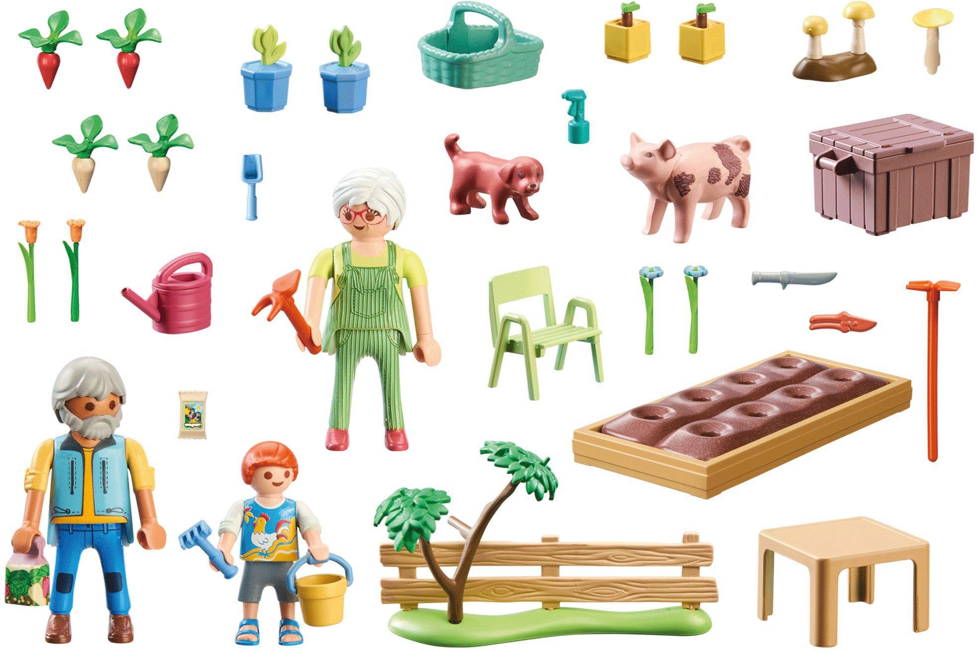 Playmobil® Idyllischer Gemüsegarten bei den Großeltern günstig online kaufen