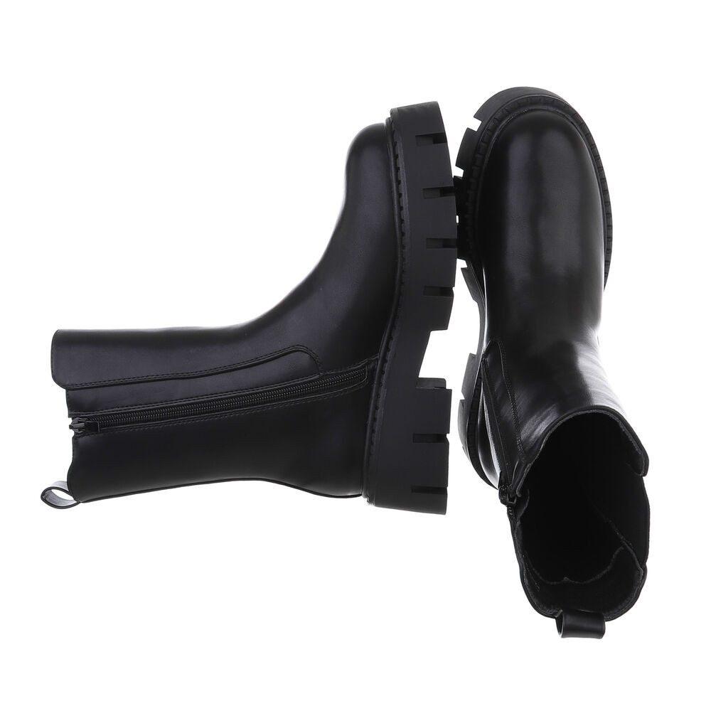 Ital-Design Damen Chelsea Freizeit Plateaustiefelette (87284051) Blockabsat günstig online kaufen