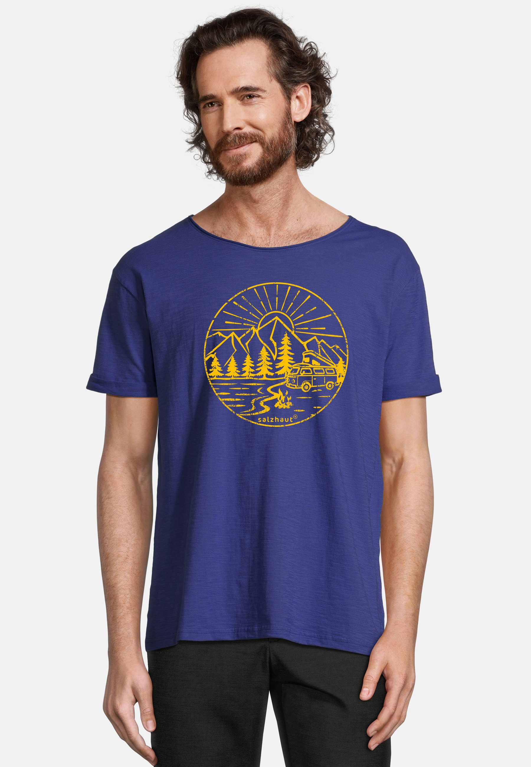 salzhaut T-Shirt KIMM - CAMPER Herren Regular Fit Endlich wieder Sommer! bequemes T-Shirt, Shirt, Top, Oberteil