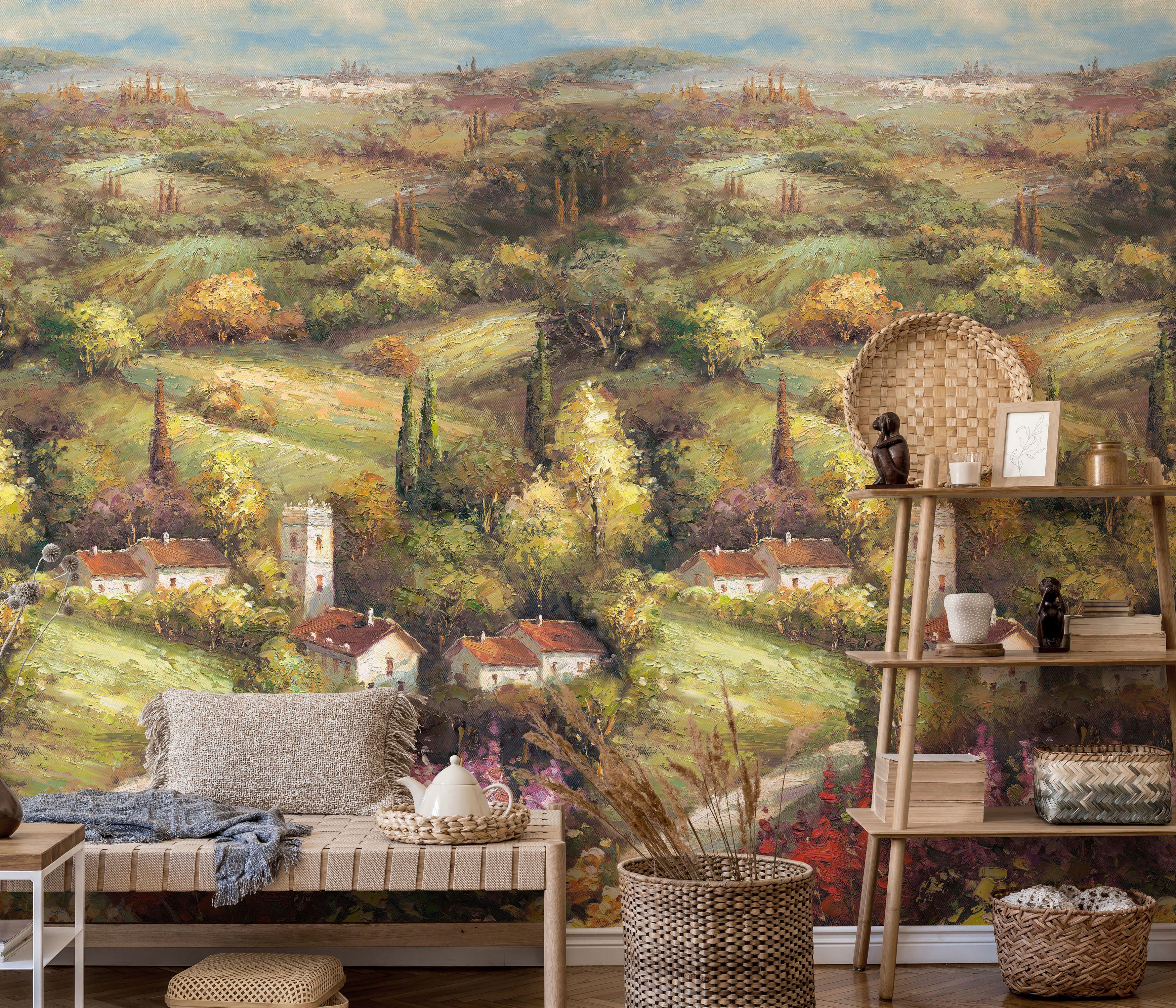 Fashion for walls Fototapete Tuscany, glatt, floral, Phthalate frei