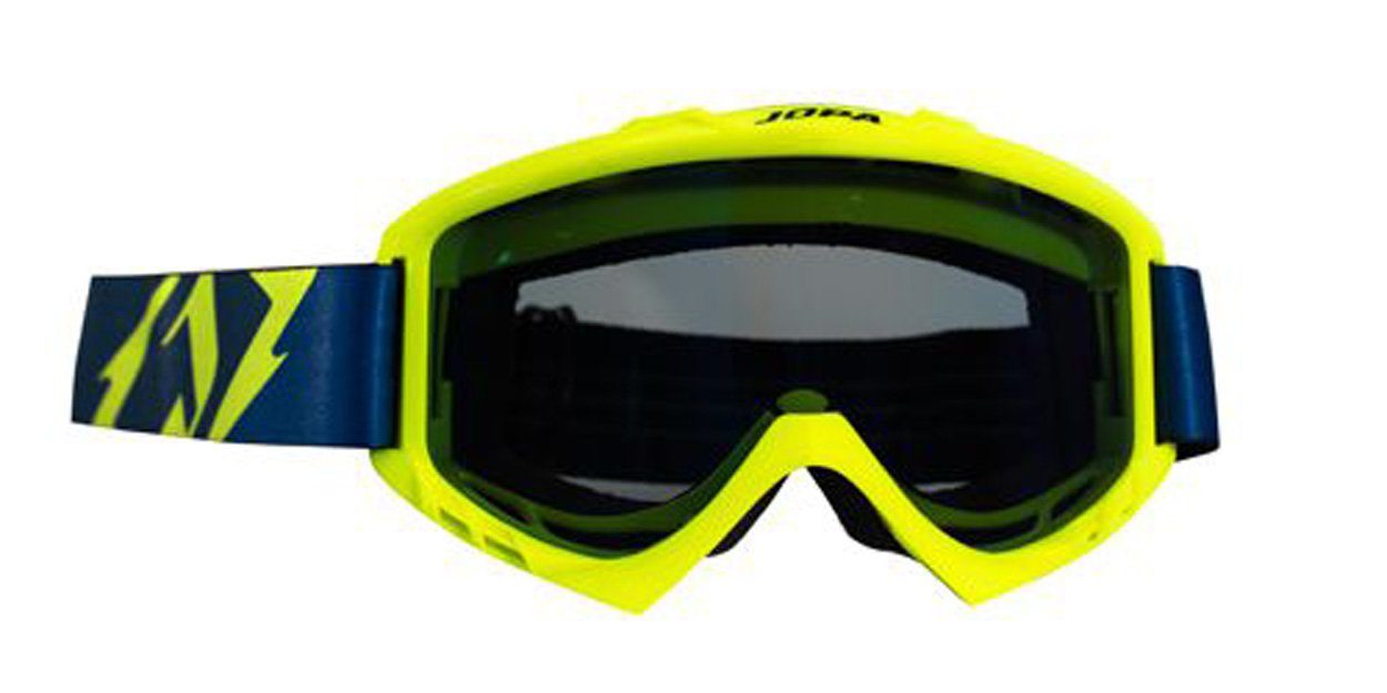 Yellow MX-Goggle Jopa Motorradbrille Poison Jopa Neon