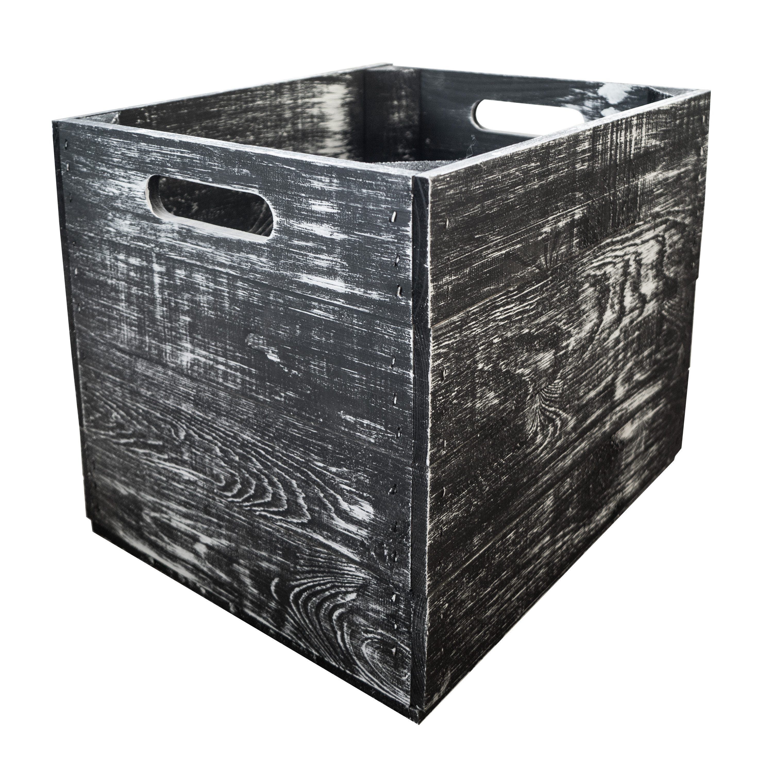 Kistenkolli Altes Land Allzweckkiste Holzkiste Regalkiste Shabby schwarz pa günstig online kaufen