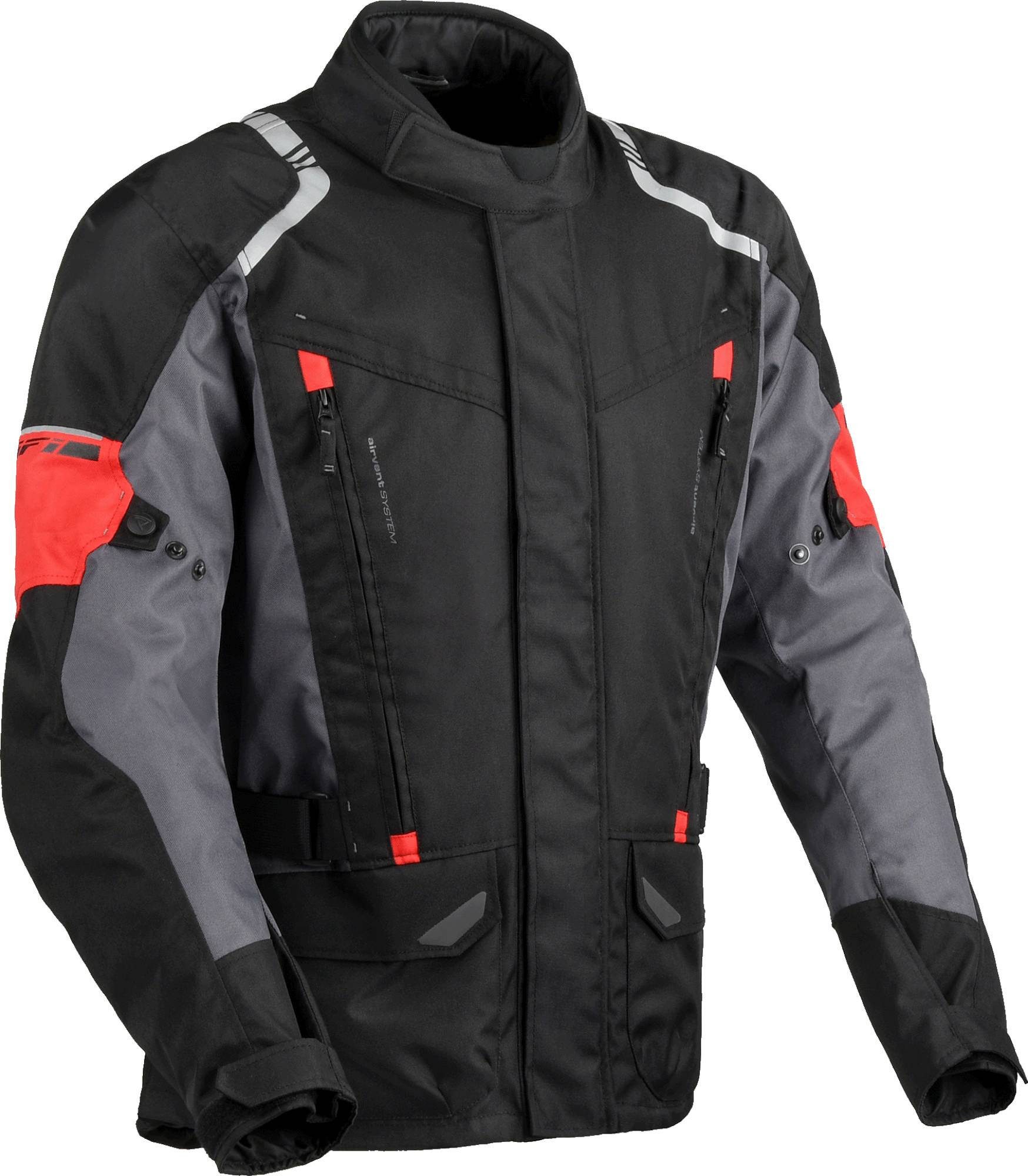DIFI Motorradjacke Navigator Aerotex wasserdichte Motorrad Textiljacke Rückenprotektor enthalten,Verbindungsreißverschluss,Ellenbogenpro