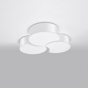 SOLLUX lighting Deckenleuchte CIRCLE, ohne Leuchtmittel, Verteiltes Licht