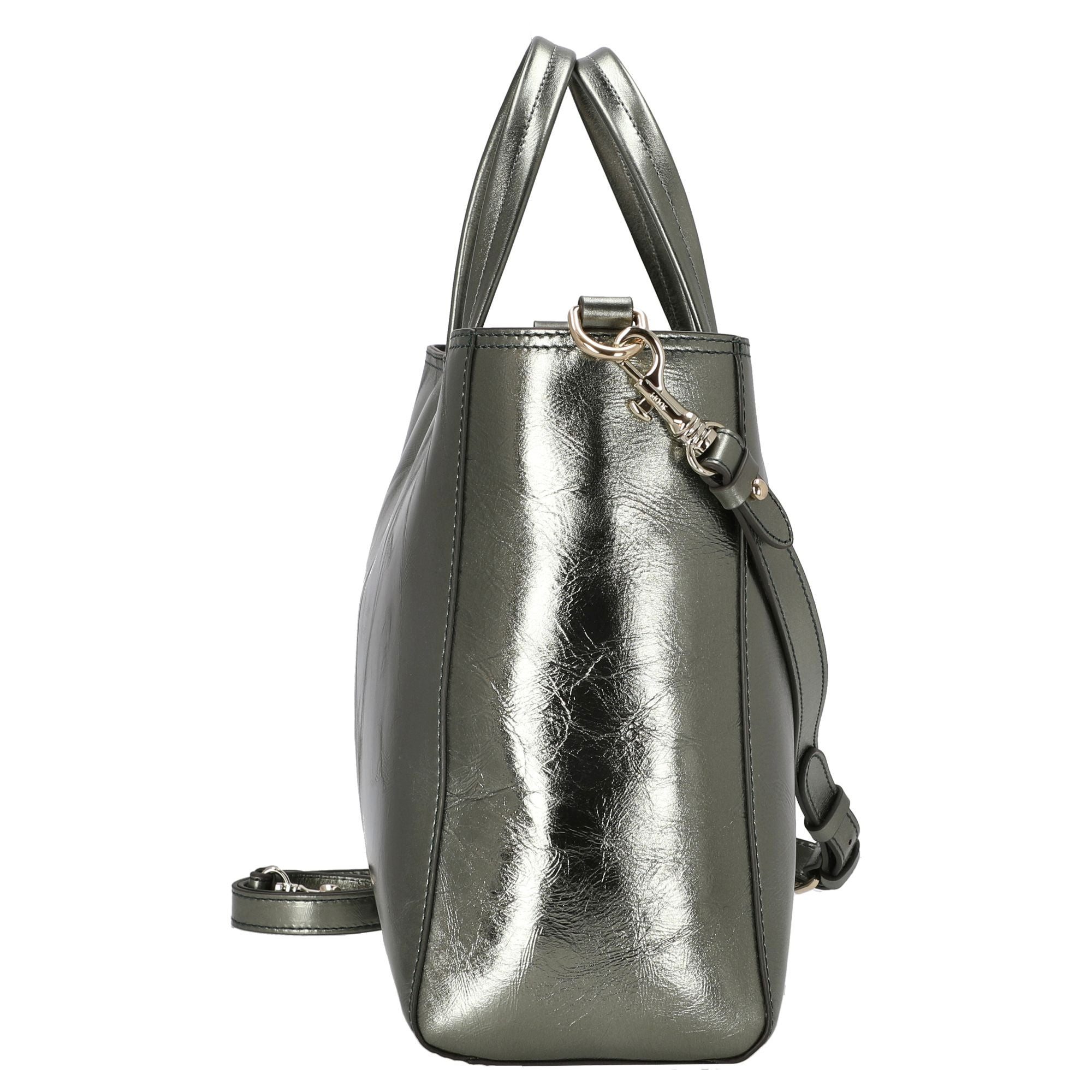 JOOP! Clutch Metallico Elea - Henkeltasche 35 cm (burnt olive)
