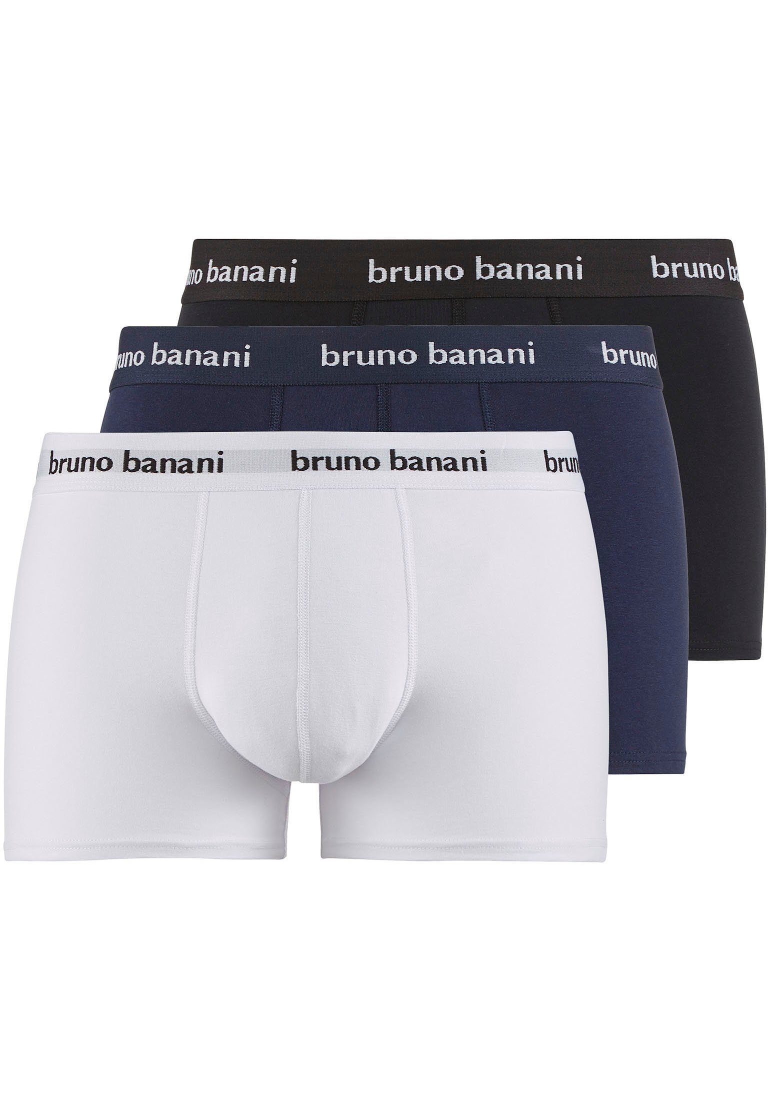 Bruno Banani Boxer EASY LIFE (Packung, 3er-Pack) mit Logobund