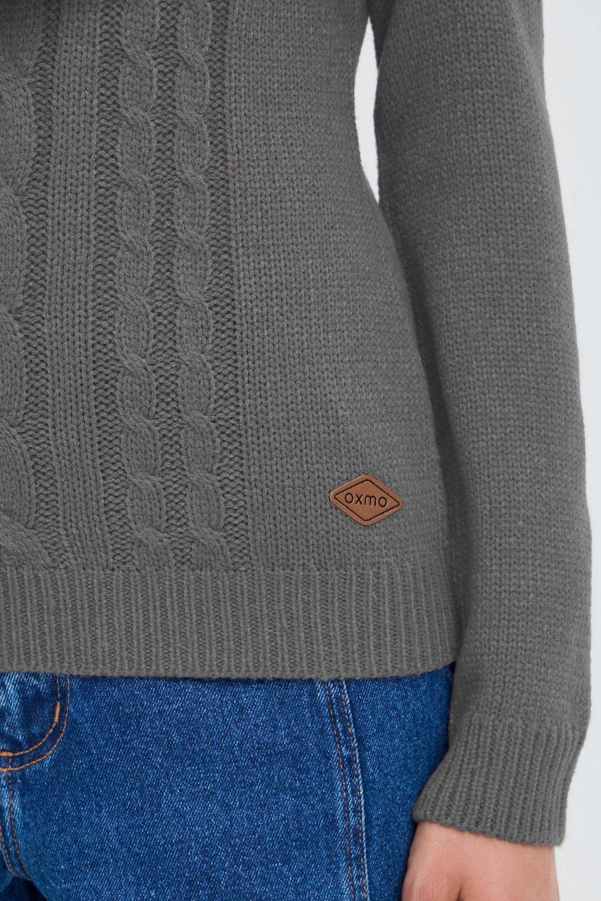 OXMO Strickpullover OXCarryone Modischer Strickpullover