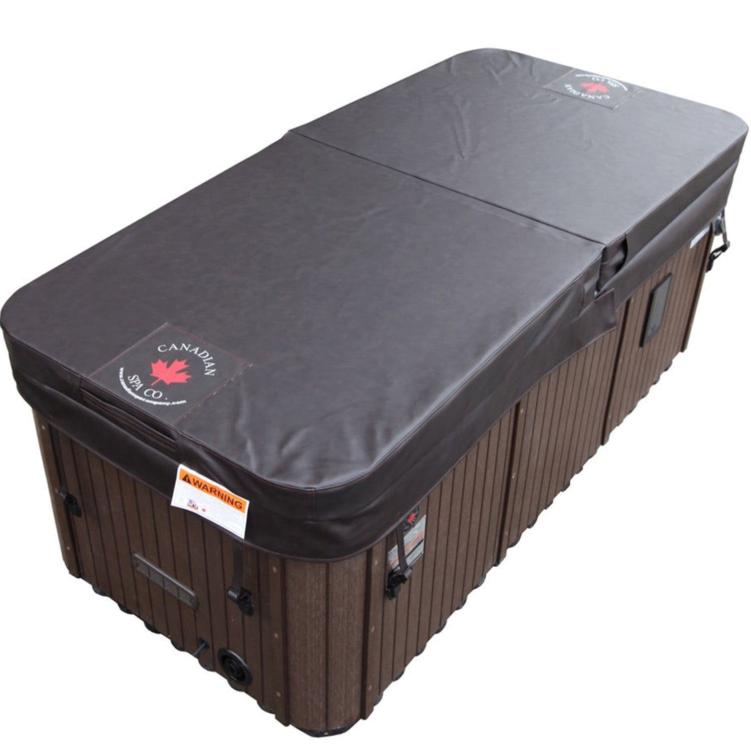 Canadian Spa GmbH Whirlpool Yukon UV, Aufstellbecken, Steckdosen fertig (Plug-and-Play), 213 cm x 100 cm, für 2 Personen, Inkl. UV & Ozon, Plug & Play-Funktion