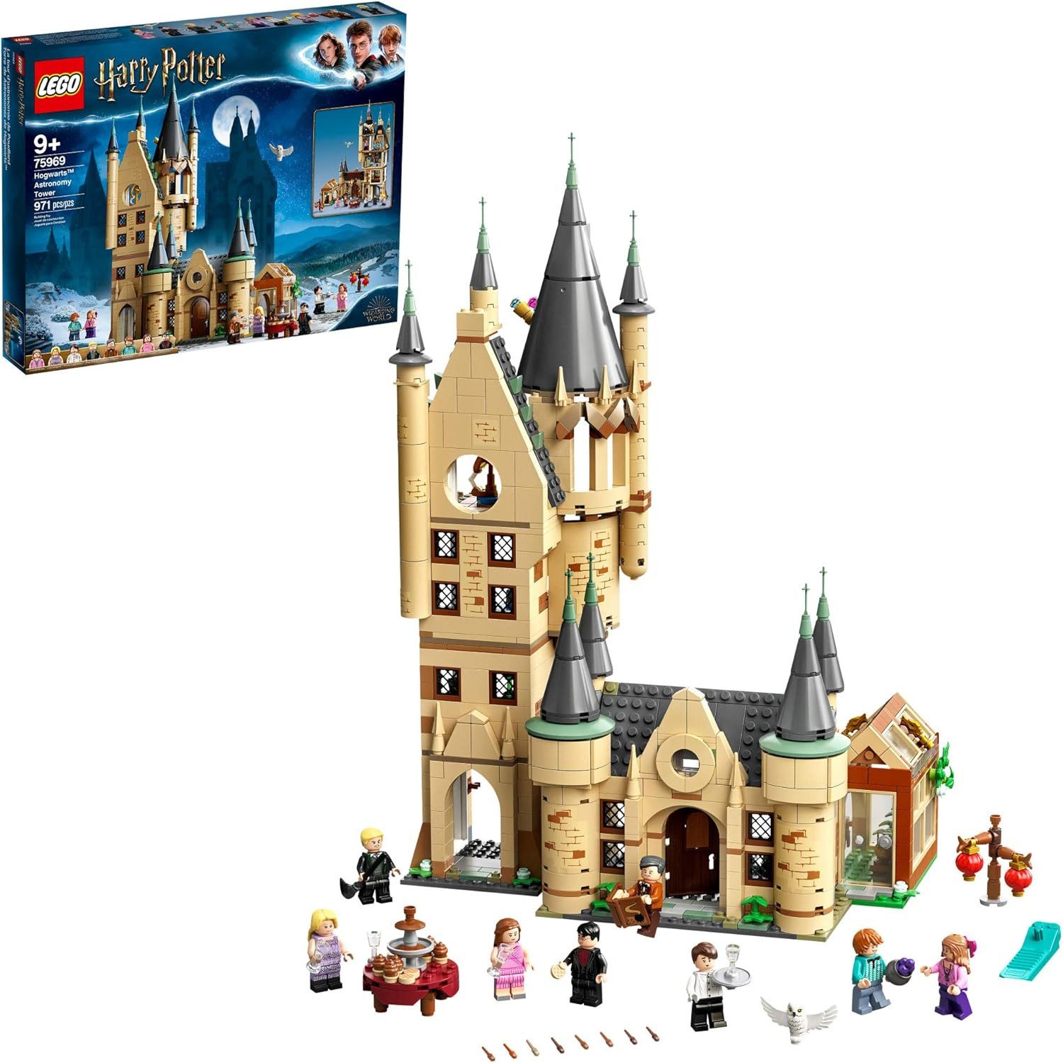 LEGO® Harry Potter - Astronomieturm auf Schloss Hogwarts (75969) Konstruktions-Spielset, (971 St., 75969), Inkl. 8 Minifiguren