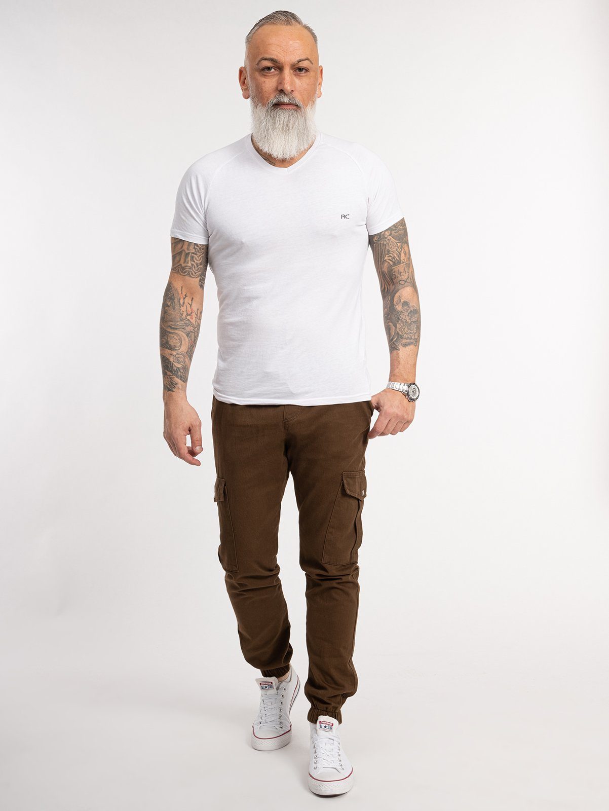 Rock Creek Cargohose Herren Caroghose mit Taschen RC-2356