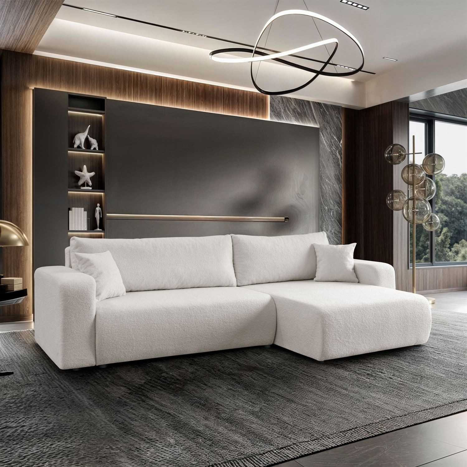 Lookway Ecksofa VESPO XL Moderne Wohnlandschaft günstig online kaufen