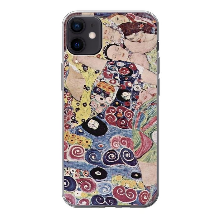 MuchoWow Handyhülle Die Jungfrau - Gustav Klimt Handyhülle Apple iPhone 12 Mini Smartphone-Bumper Print Handy