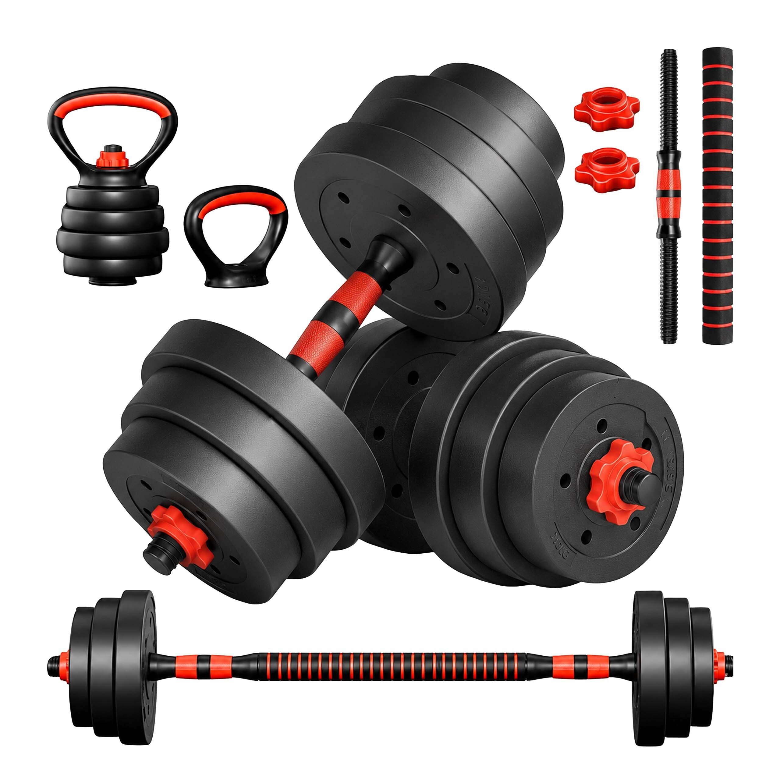 relaxdays Hantel-Set Hantelset 19 kg Gesamtgewicht
