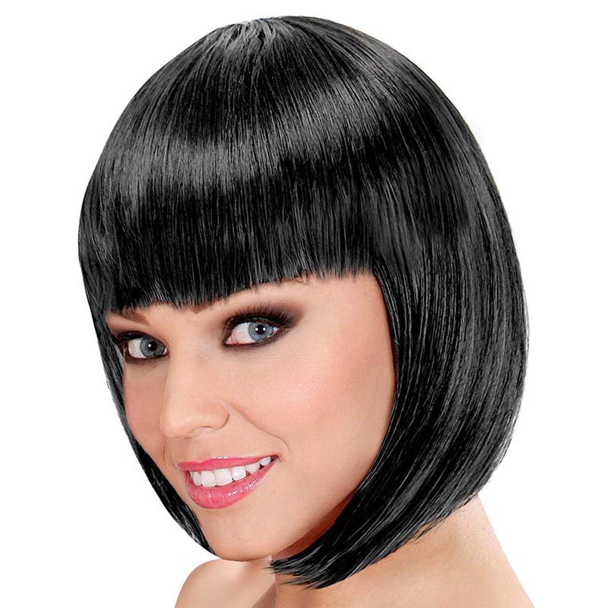 Kostüm-Perücke Perücke 'Lou Lou' für Damen, Schwarz