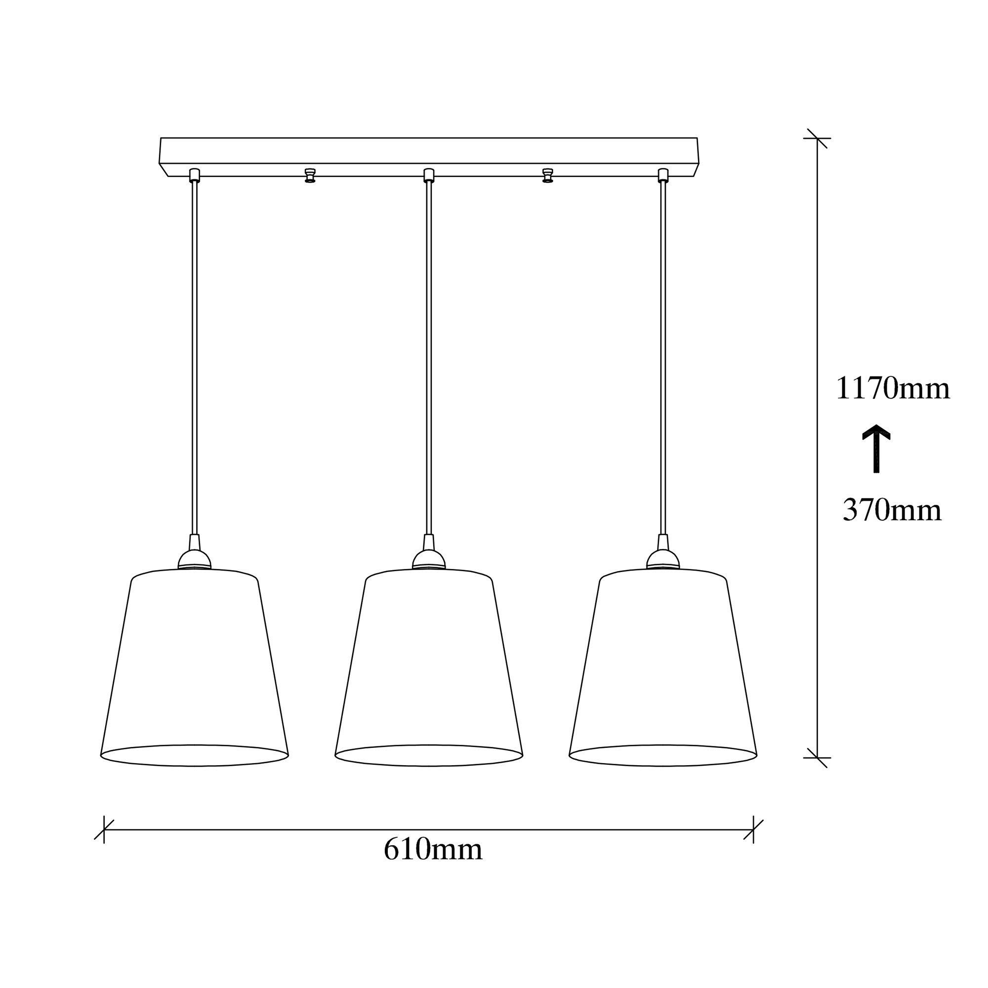 60 Kronleuchter Berceste Opviq Weiß, NOR, Metallkörper x 21 cm,