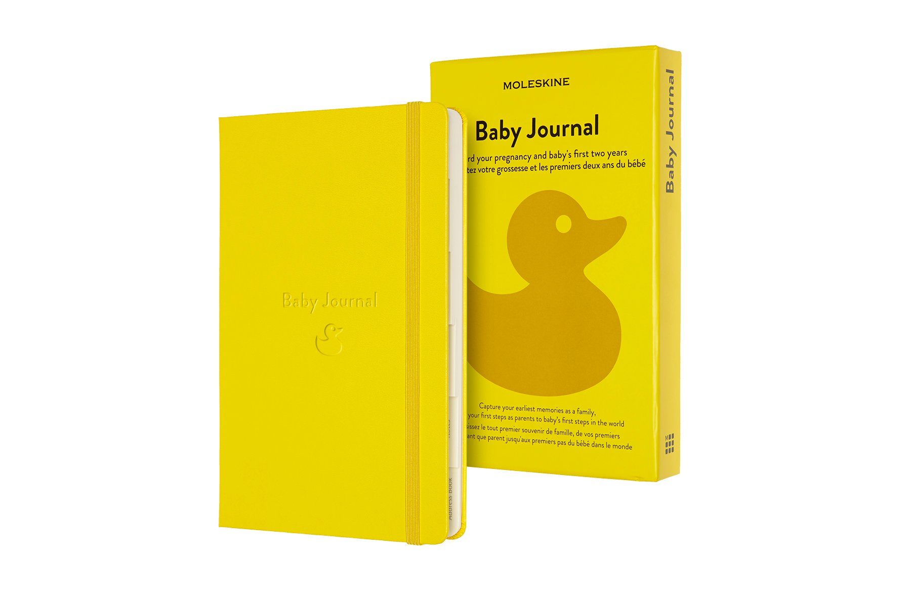 mit Baby Groß Journal Einband Passion - Gelb MOLESKINE Notizbuch, - festem - 70g-Papier - (13x21)