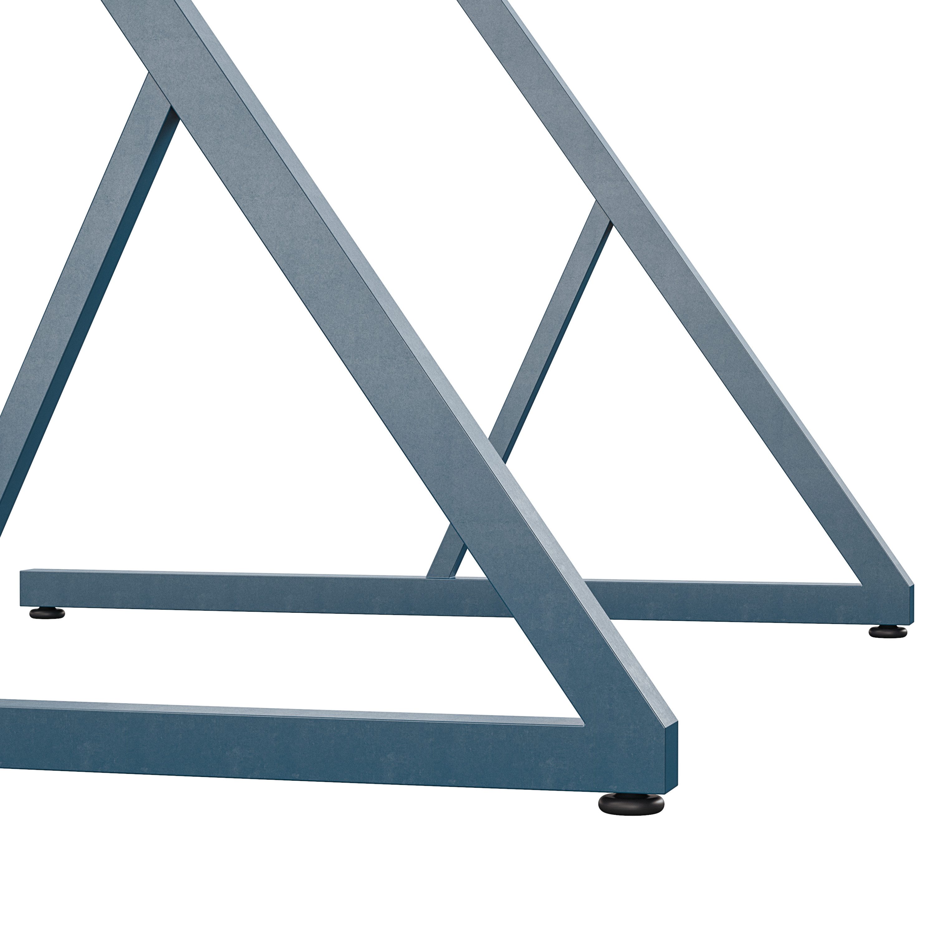 loft24 Schreibtisch Regal - Arbeitstisch Bürotisch Computertisch PC Tisch Schreibpult, Laptoptisch mit Metallgestell Breite 64 cm – Bild 3 von 5