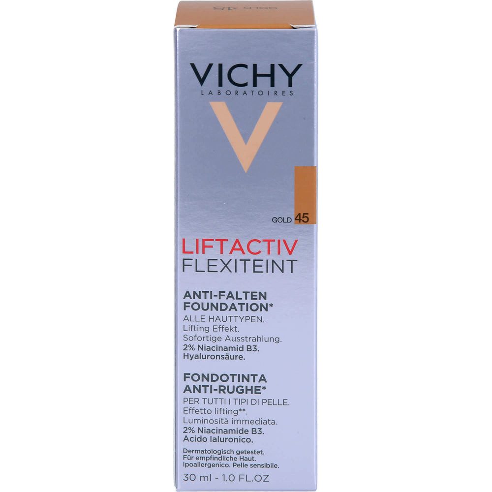 Anti-Falten-Serum Liftactiv Flexiteint Make-up gegen Falten gold