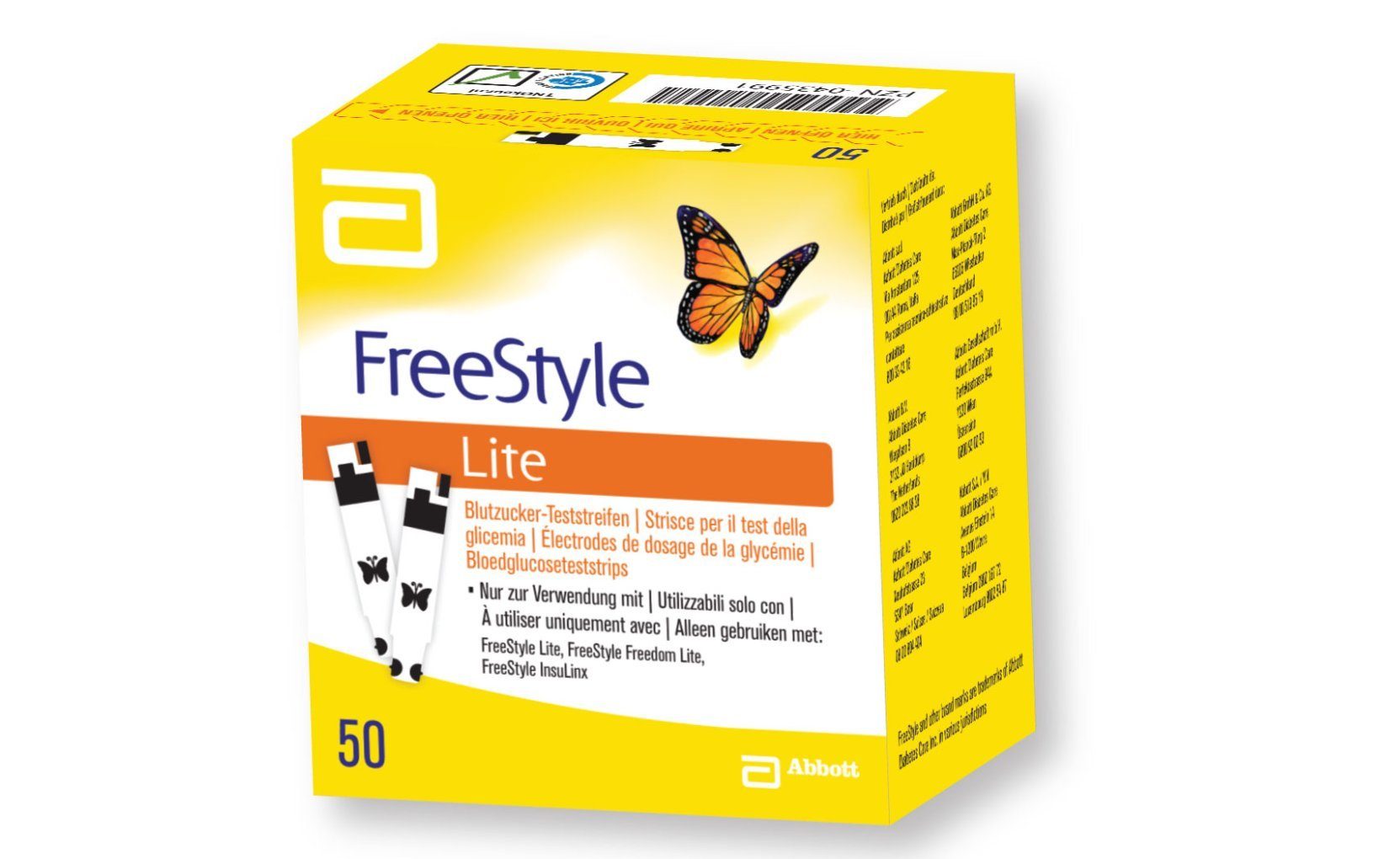 Blutzucker-Teststreifen FreeStyle Lite Teststreifen