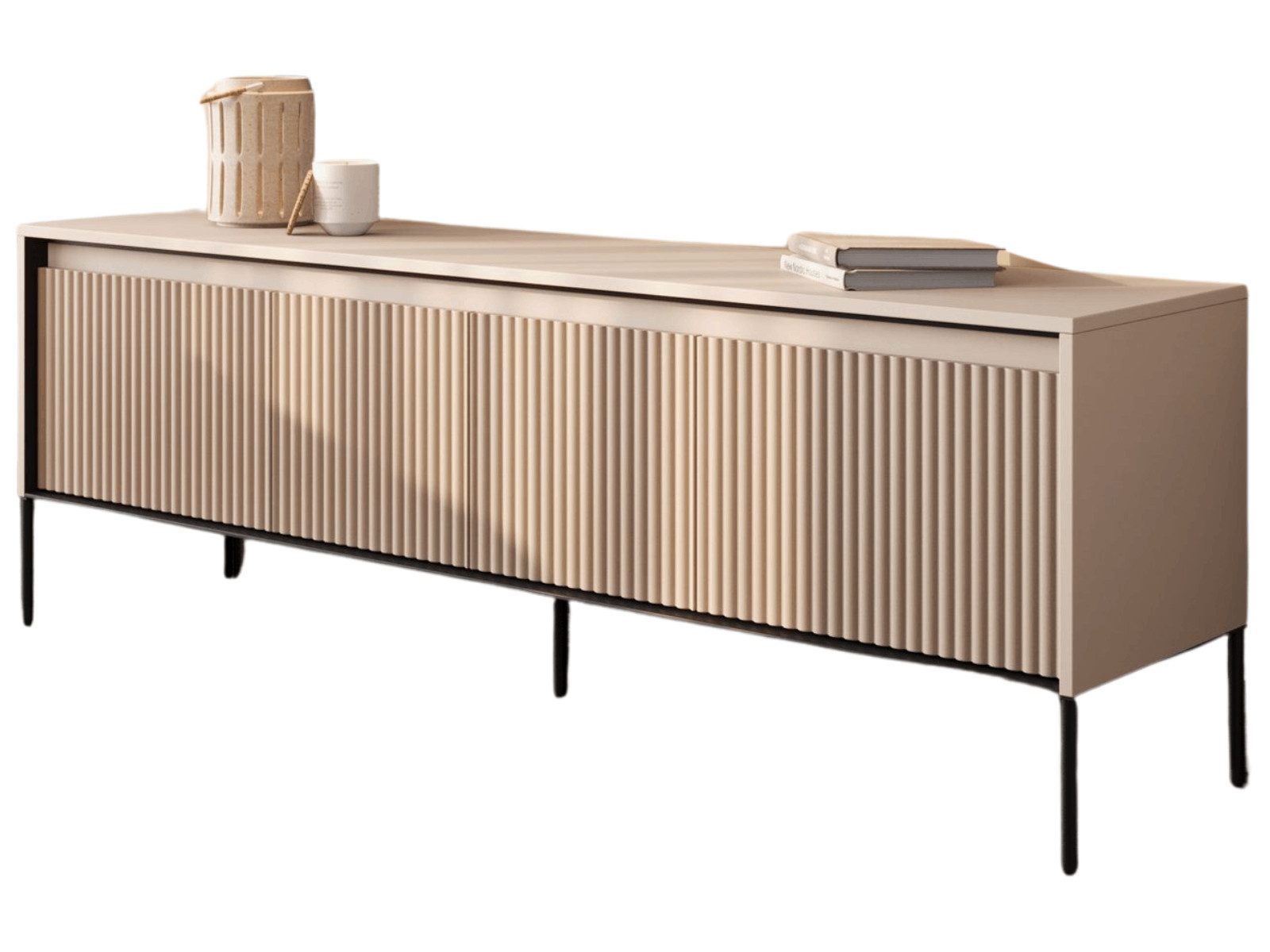 yourhouse24 Lowboard TREND TR-05 mit dekorative Fräsungen und Soft-Close-Funktion