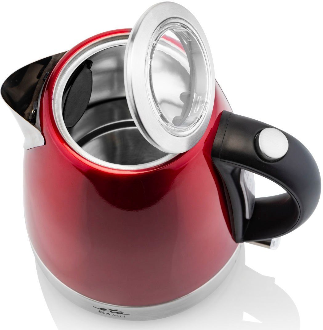 eta Wasserkocher Ela Mini ETA859990010, 1,2 l, 2100 W, in Rot – Bild 3 von 5