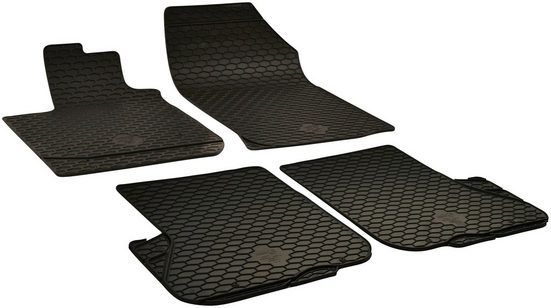 WALSER Passform-Fußmatten (4 Stück), für Dacia Sandero II 10/2012-Heute