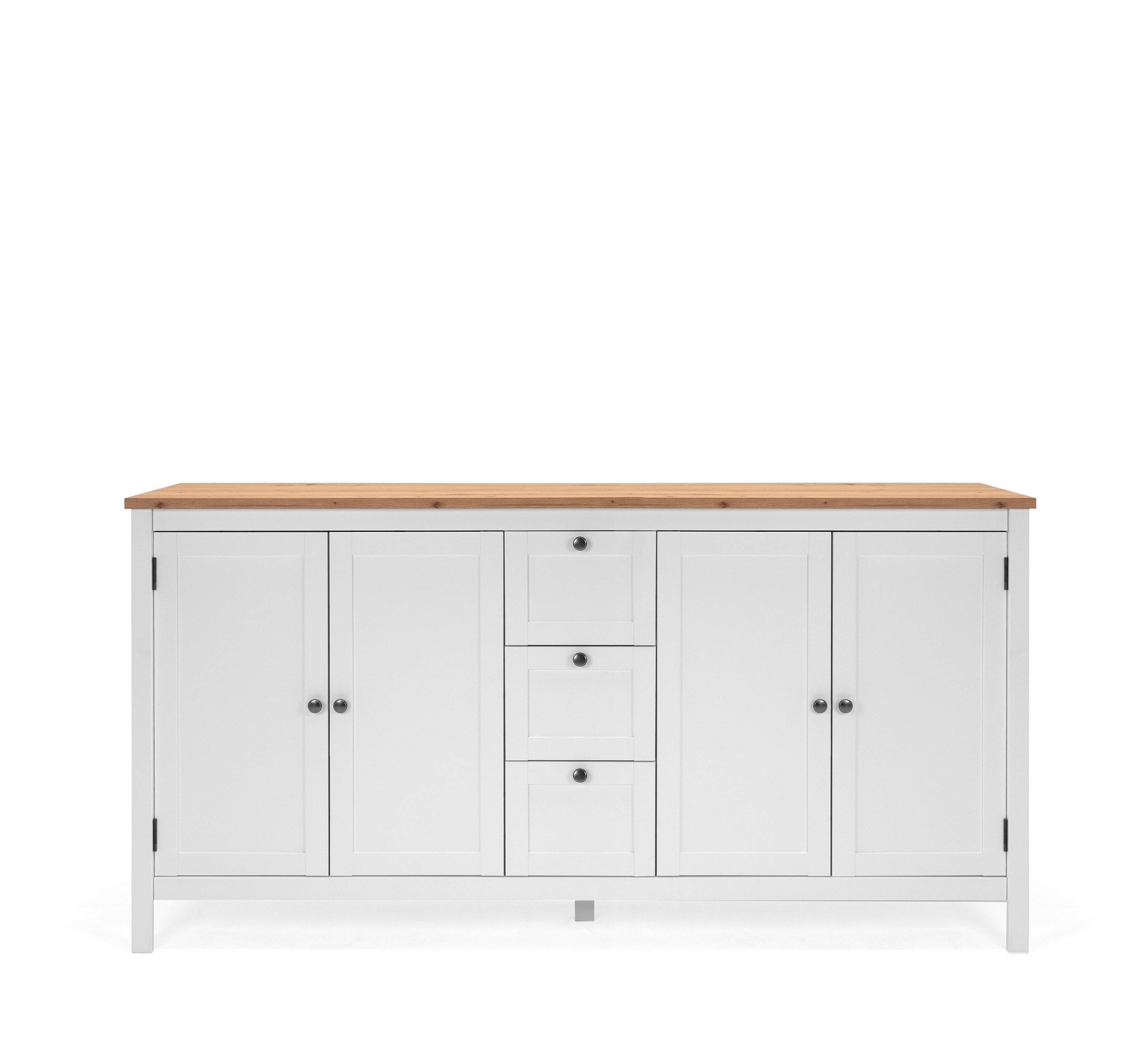 Newroom Sideboard Eireen, Wildeiche Sideboard Vintage Industrial Highboard günstig online kaufen