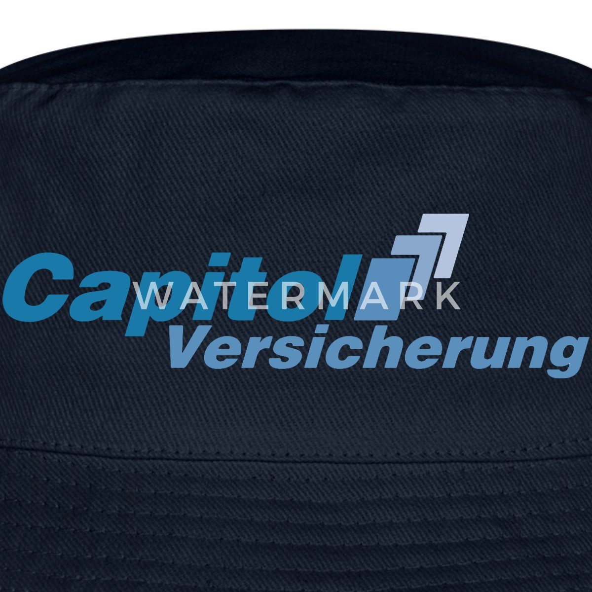 Spreadshirt Sonnenhut Stromberg Logo Capitol Versicherung Fischerhut (1-St)