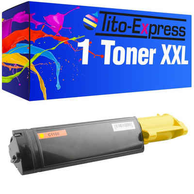 Tito-Express PlatinumSerie Tonerpatrone ersetzt Epson C1100 C-1100 C 1100 Yellow, Für C-1100 C-1100N C-1100 Series CX-11N CX-11NF CX-11NFC CX-11NFCT CX-11NFT