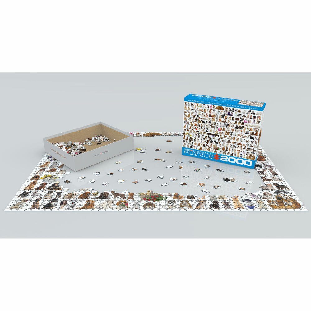 Hundewelt, Puzzle 2000 Puzzleteile EUROGRAPHICS