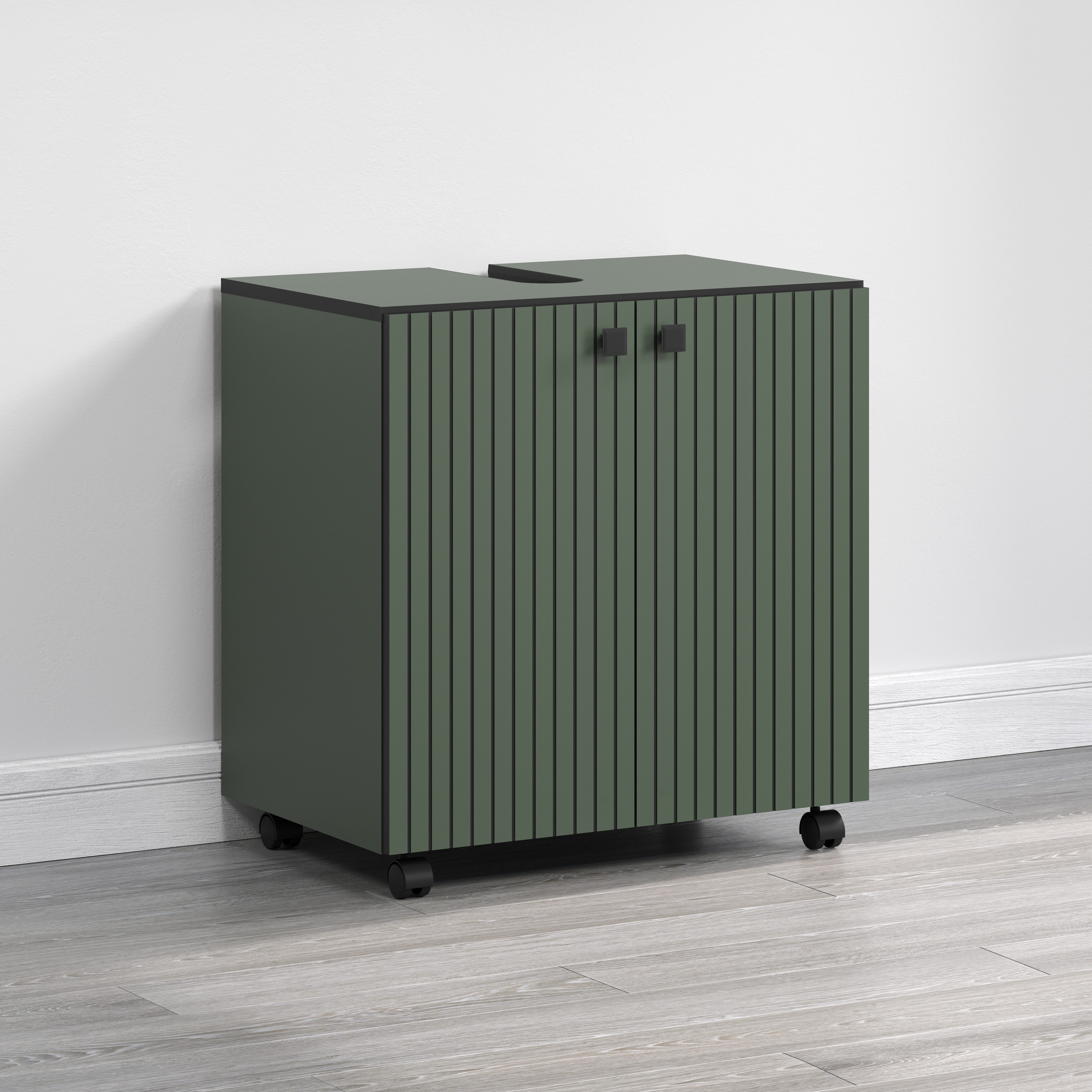 welltime Waschbeckenunterschrank Amrum Waschtisch auf Rollen - (B/T/H) wahl günstig online kaufen