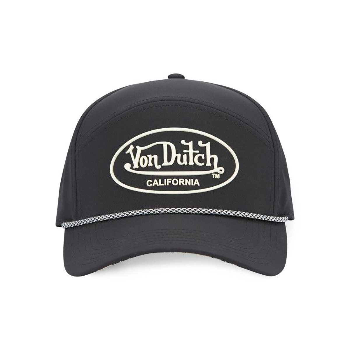 Von Dutch Baseball Cap Rubber Logo Print
