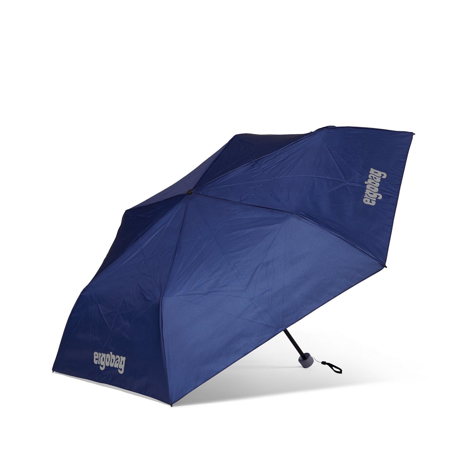 ergobag Taschenregenschirm Kinder-Regenschirm, Refektierend BlaulichtBär