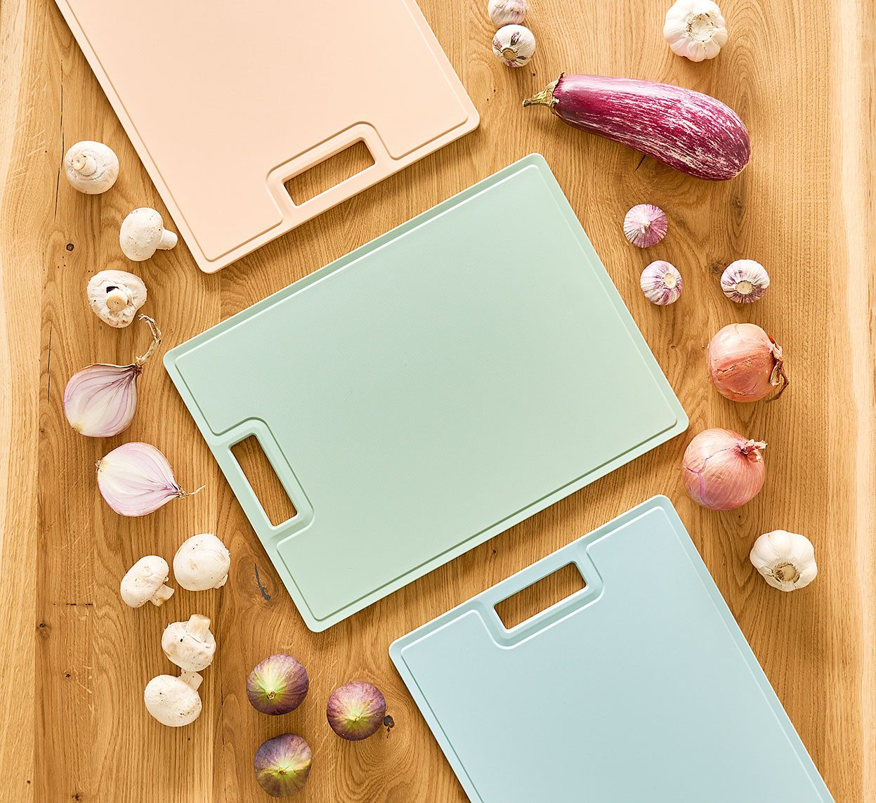 Zeller Present Schneidebrett Pastel', Polypropylen, (Set, 3-St), trendige Pastelltöne