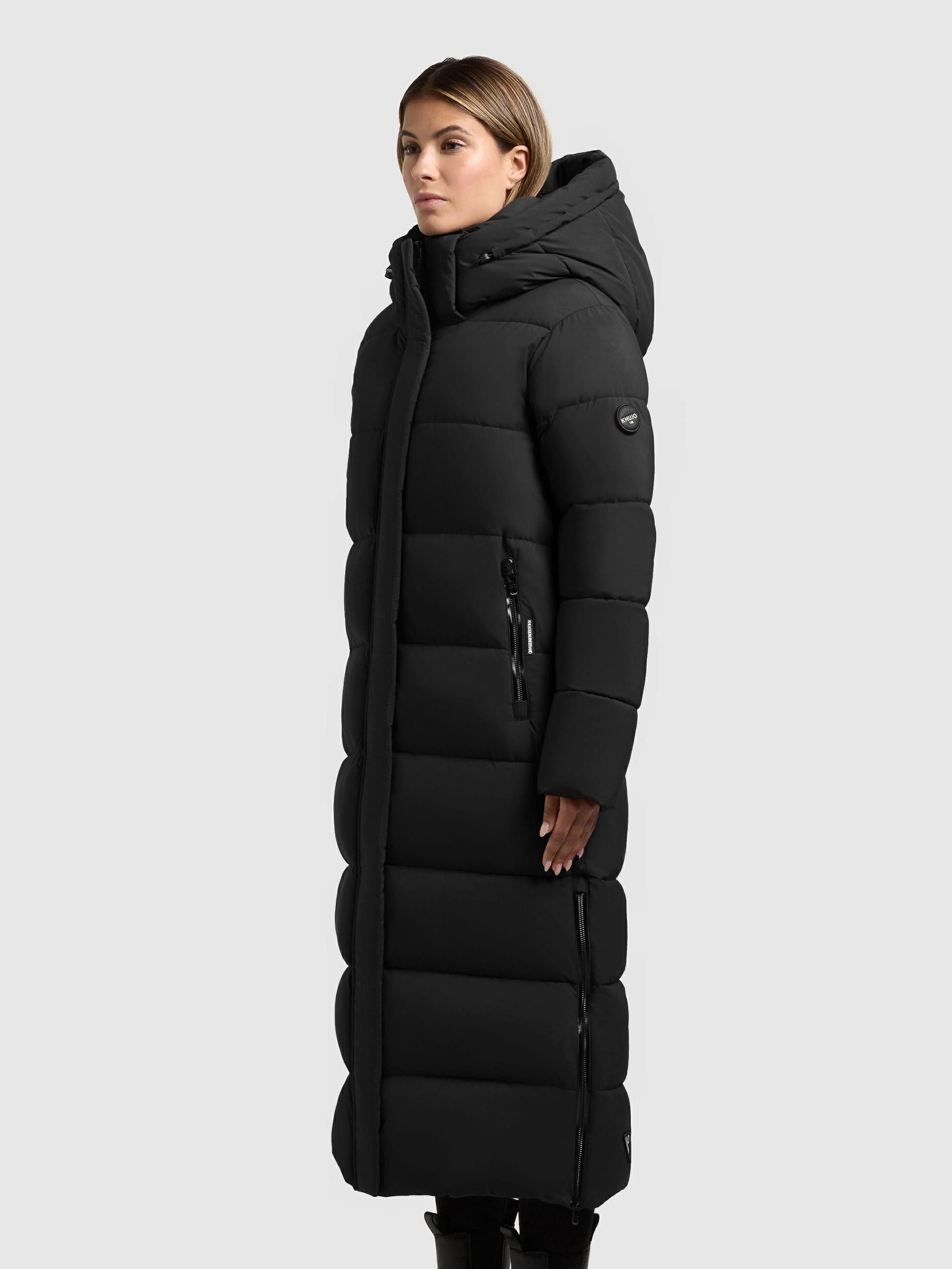 khujo Steppmantel Dote2 Extralanger Damen Mantel mit abnehmbarer Kapuze günstig online kaufen