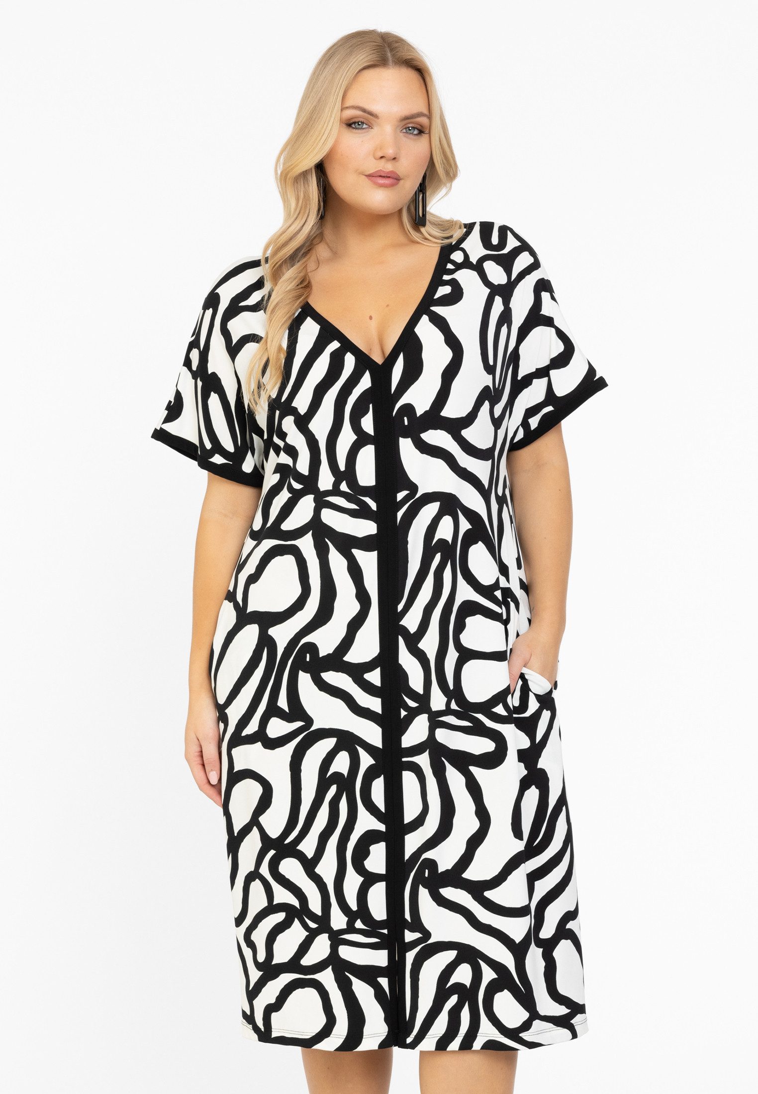 A-Linien-Kleid Damen Kleid Große Größen