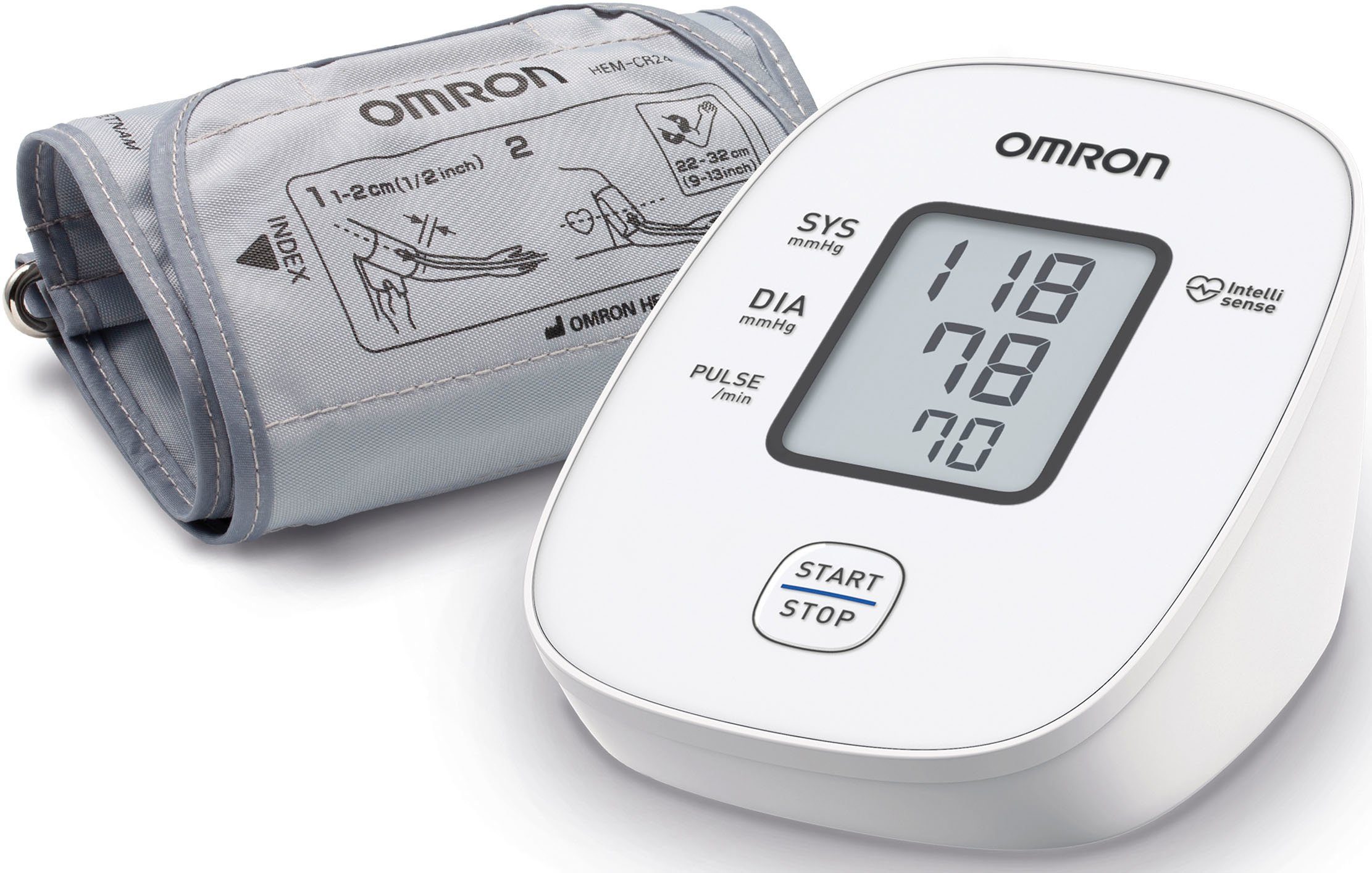 Omron RS4 im Test: 2,2 gut  Für die Blutdruckkontrolle zu Hause oder  unterwegs