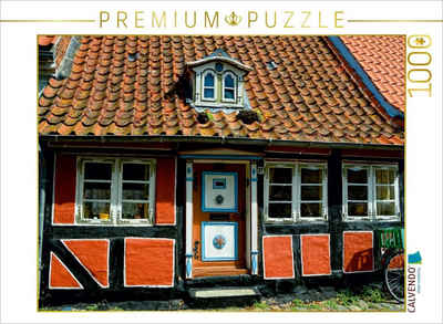 CALVENDO Puzzle CALVENDO Puzzle Altes Haus in Faaborg (Dänemark) 1000 Teile Lege-Größe 64 x 48 cm Foto-Puzzle Bild von Gerald Just, 1000 Puzzleteile